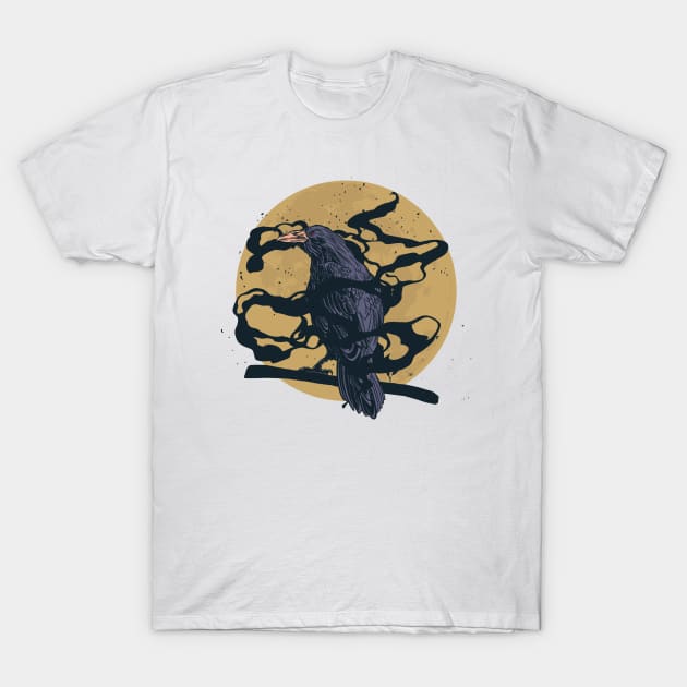 Raven T-Shirt by LR_Collections